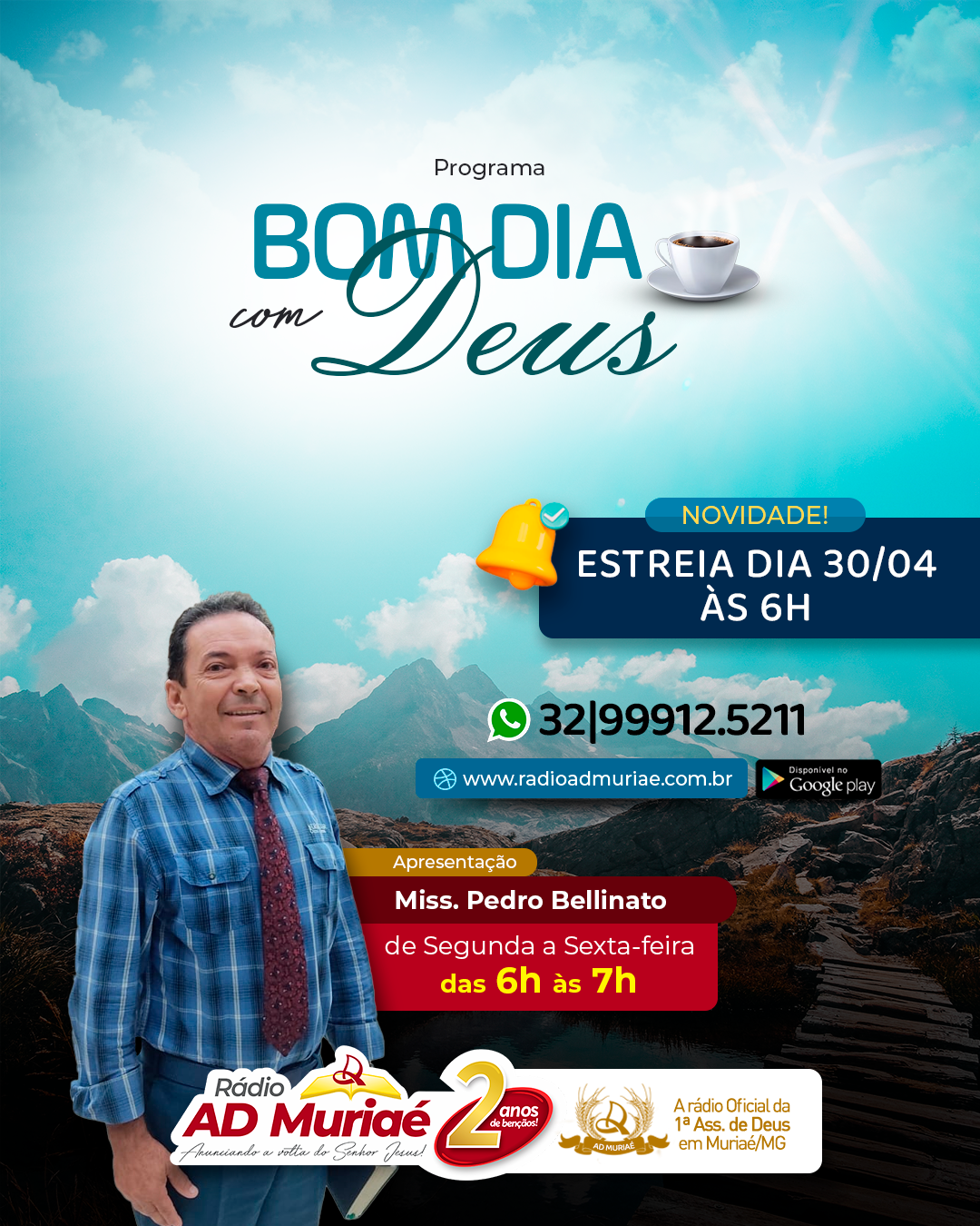 Programa Jesus Cristo é o Caminho - Ev. Dail e Irmã Claudiane