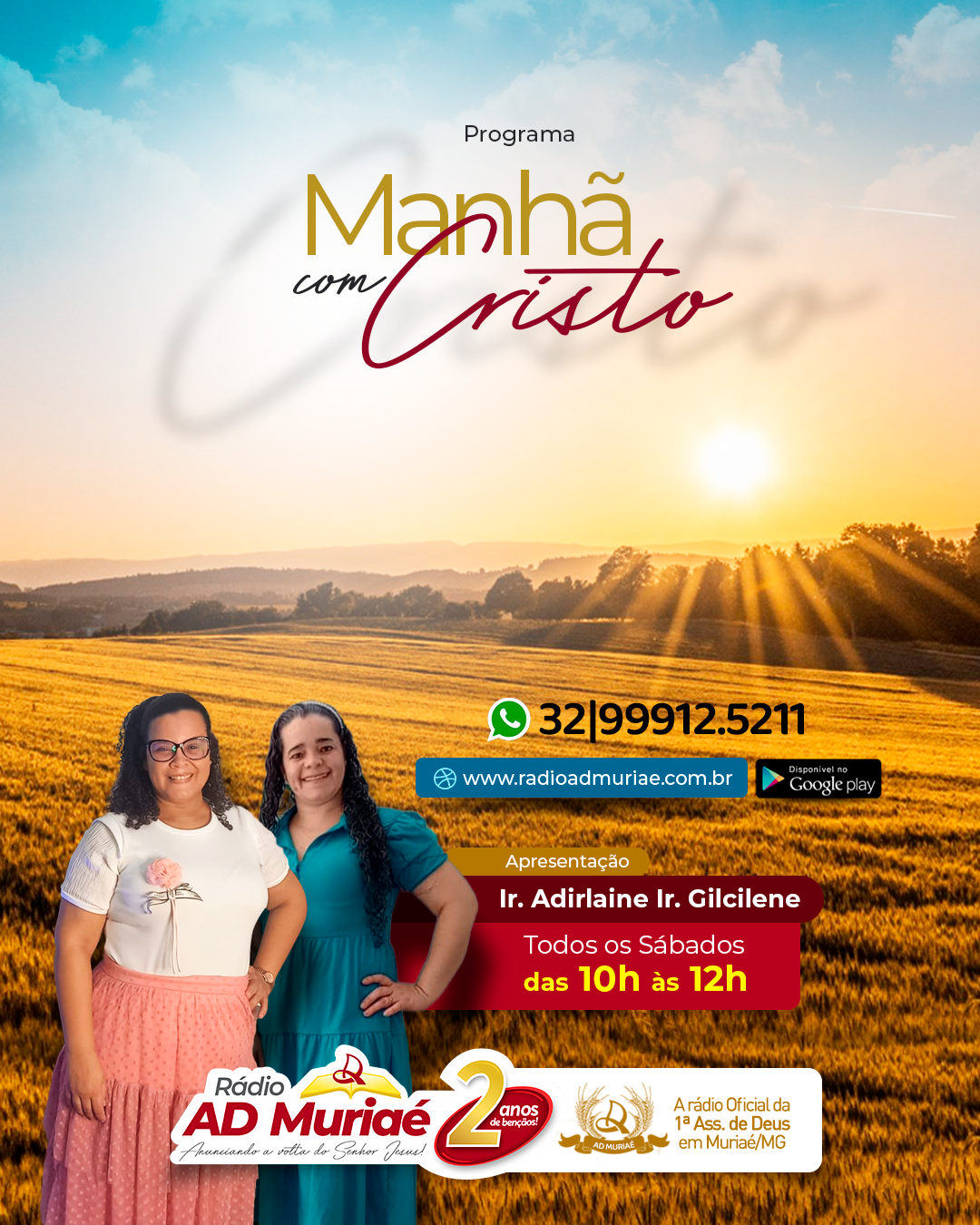 Programa Jesus Cristo é o Caminho - Ev. Dail e Irmã Claudiane