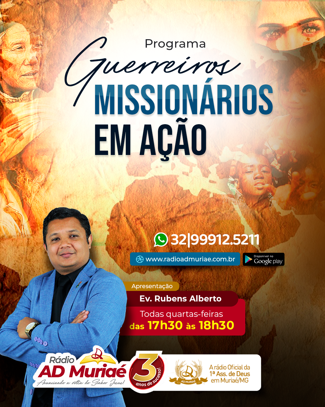 Programa Jesus Cristo é o Caminho - Ev. Dail e Irmã Claudiane